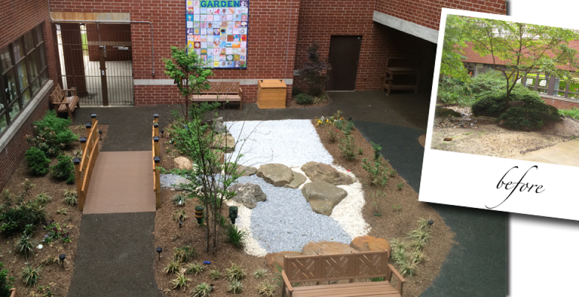 Meditation Garden at Virtua Hospital, Camden, NJ